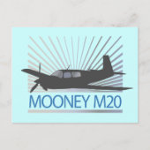 Mooney M20 Aviation Briefkaart (Voorkant)