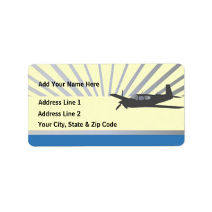 Mooney M20 Aviation Etiket