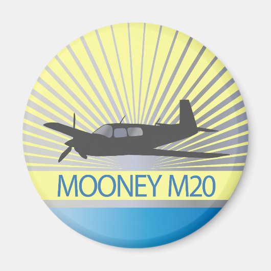 Mooney M20 Aviation Magneet (Voorkant)