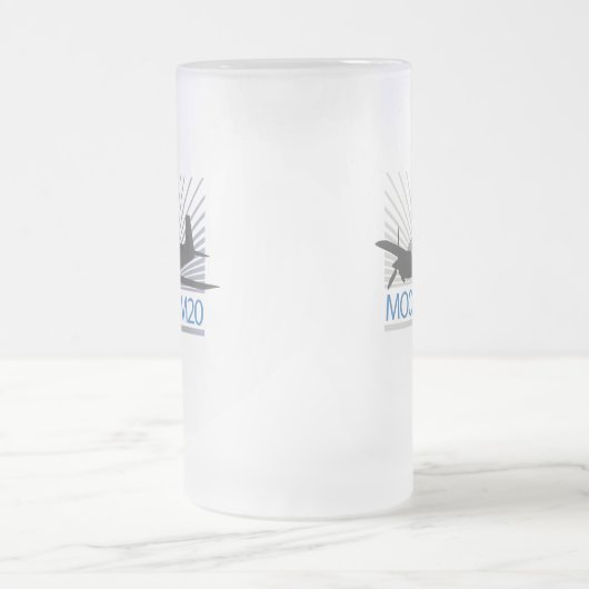 Mooney M20 Aviation Matglas Bierpul (Center)