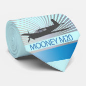 Mooney M20 Aviation Stropdas (Opgerold)