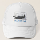 Mooney M20 Aviation Trucker Pet (Voorkant)