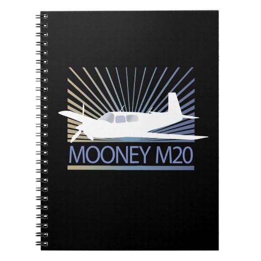 Mooney M20 Vliegtuig Notitieboek (Voorkant)