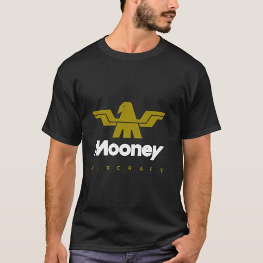 Mooney Vliegtuig USA Classic T-shirt (Voorkant)