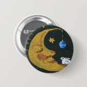 Moonface Ronde Button 5,7 Cm (Voorkant /achterkant)