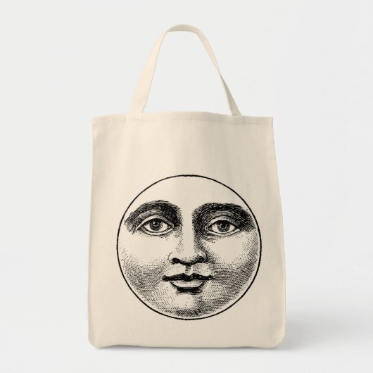 MOONFACE TOTE BAG (Voorkant)
