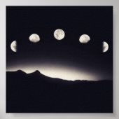 Moonfase poster (Voorkant)