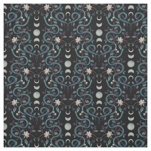 Moonfase-slangen Stof (Swatch)