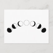 Moonfasen Briefkaart (Voorkant)