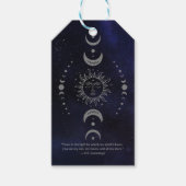 Moonfasen Cadeaulabel (Voorkant)