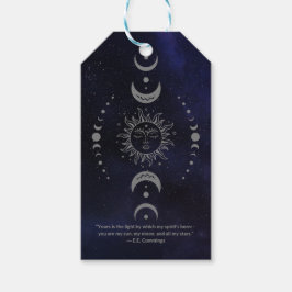 Moonfasen Cadeaulabel