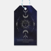 Moonfasen Cadeaulabel (Achterkant)