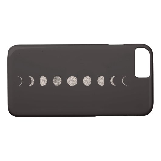 Moonfasen Case-Mate iPhone Case (Achterkant (Horizontaal))