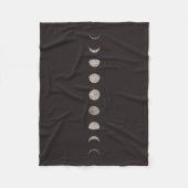 Moonfasen Fleece Deken (Voorkant)