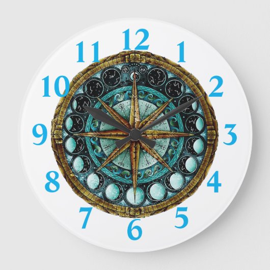 Moonfasen Grote Klok (Voorkant)