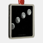 Moonfasen Metalen Ornament (Rechts)