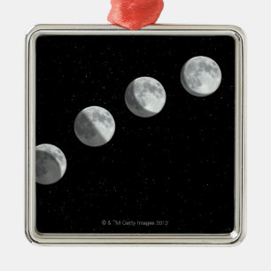 Moonfasen Metalen Ornament