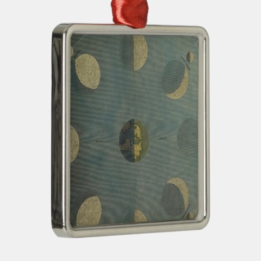 Moonfasen Metalen Ornament (Rechts)