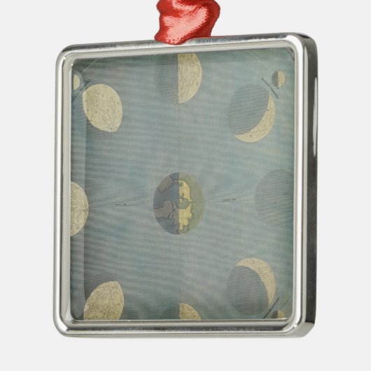 Moonfasen Metalen Ornament (Links)