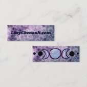 Moonfasen Mini Visitekaartje (Voorkant / Achterkant)