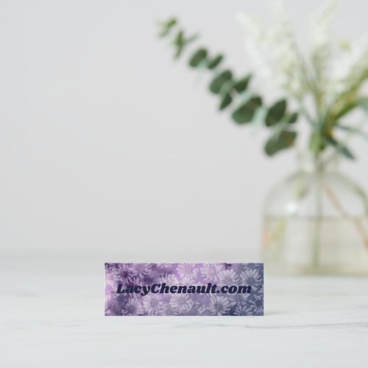 Moonfasen Mini Visitekaartje (Staand voorkant)