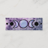 Moonfasen Mini Visitekaartje (Achterkant)