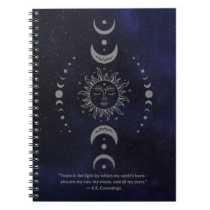 Moonfasen Notitieboek