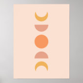 Moonfasen Poster (Voorkant)