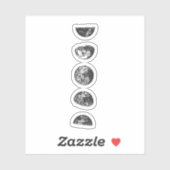 Moonfasen Sticker (Vel)