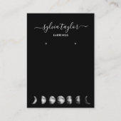 Moonfasen Veroorbaar lijst beeldscherm toevoegen l Visitekaartje (Voorkant)