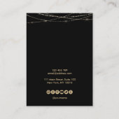 Moonfasen Veroorbaar lijst beeldscherm toevoegen l Visitekaartje (Achterkant)