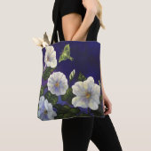 Moonflower Canvas tas (Dichtbij)