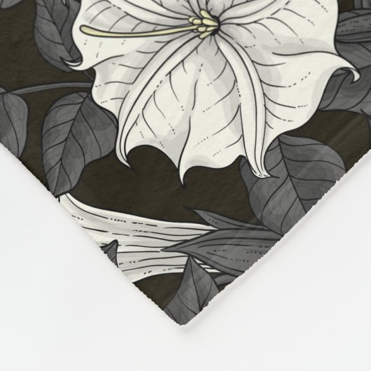 Moonflower Fleece Blanket (Hoek)