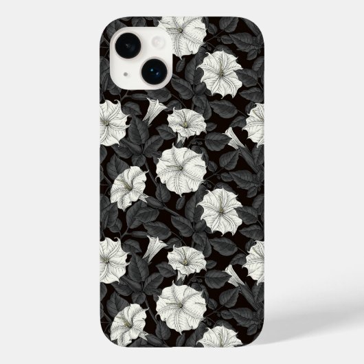Moonflower Hoesje-Mate iPhone Case (Achterkant)