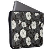 Moonflower laptophoes laptop sleeve (Voorkant Rechts)