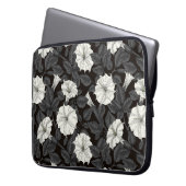 Moonflower laptophoes laptop sleeve (Voorkant Links)