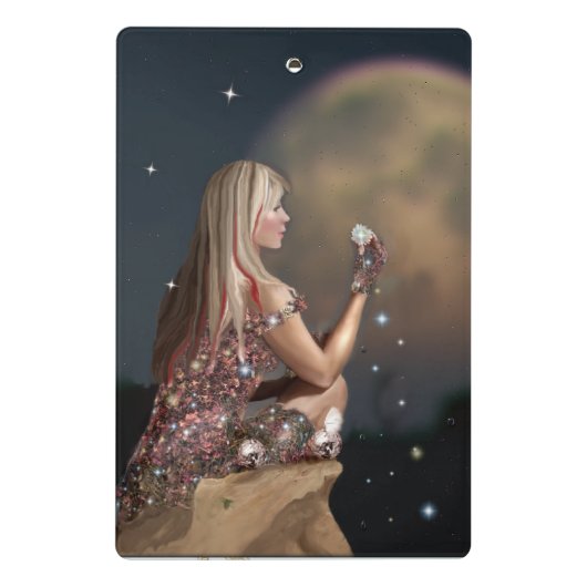 Moonflower Mini Klembord (Achterkant)