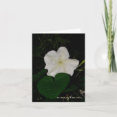 moonflower notecard kaart (Voorkant)
