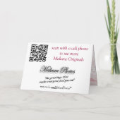 Moonflower Vision 2-aanpassen elke gelegenheid Kaart (Achterkant)