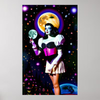 Moongazed - Ken Gage Surrealistische Kunst