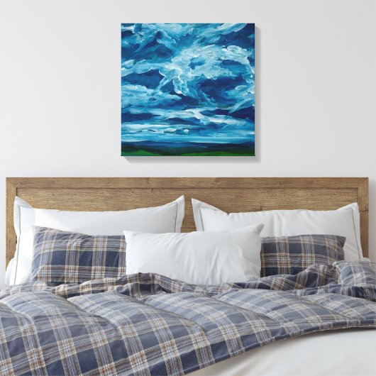 Moonglow Canvas Afdruk (Insitu (Slaapkamer))