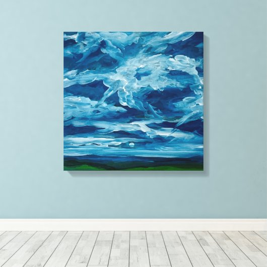 Moonglow Canvas Afdruk (Insitu (Houten vloer))