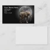 MOONGLOW ELEPHANT #1 VISITEKAARTJE (Voorkant / Achterkant)