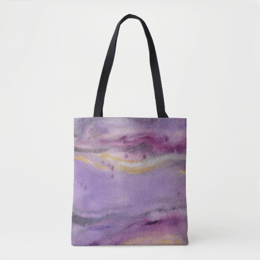 Moonglow Gold Abstract Tote Bag (Voorkant)