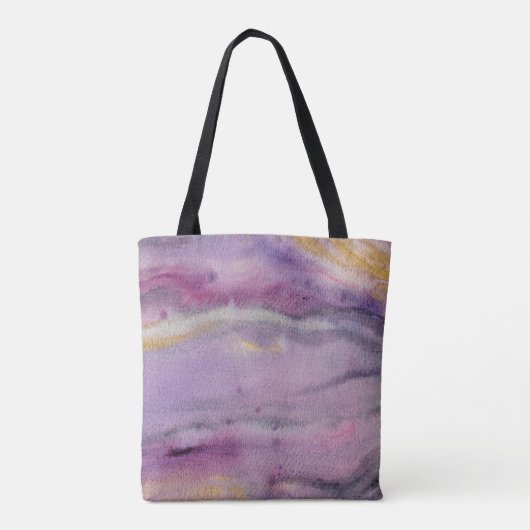 Moonglow Gold Abstract Tote Bag (Achterkant)