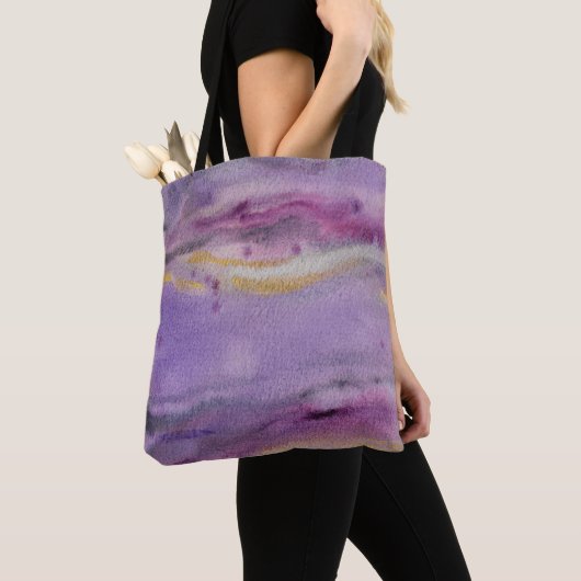Moonglow Gold Abstract Tote Bag (Dichtbij)