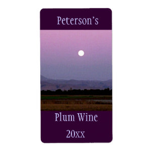 Moonglow Wine Label