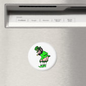Mooning Leprechaun Magnet (Insitu (Vaatwasser))