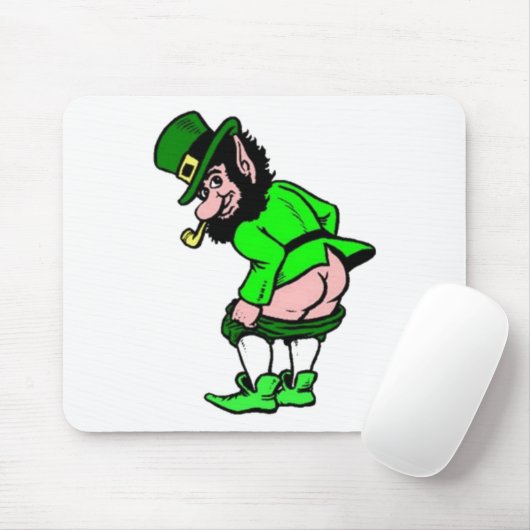 Mooning Leprechaun Muismat (Met muis)