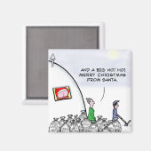 Mooning santa magneet (Voorkant / Achterkant)